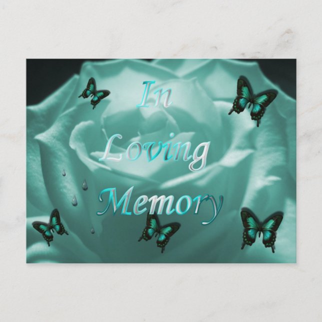 Judi's Rose Postcard (Front)