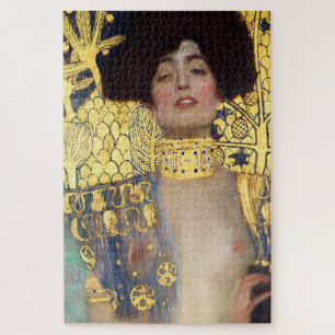 Judith and the Head of Holofernes by Gustav Klimt  Jigsaw Puzzle