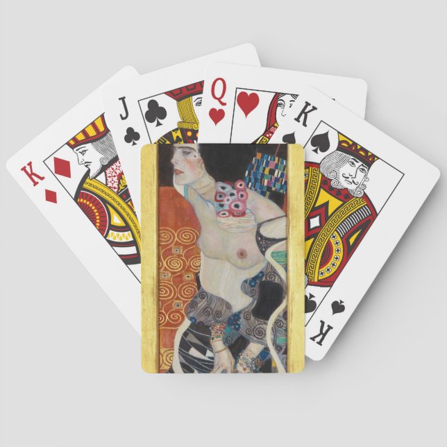 Judith II (Salome) by Gustav Klimt Playing Cards (Back)