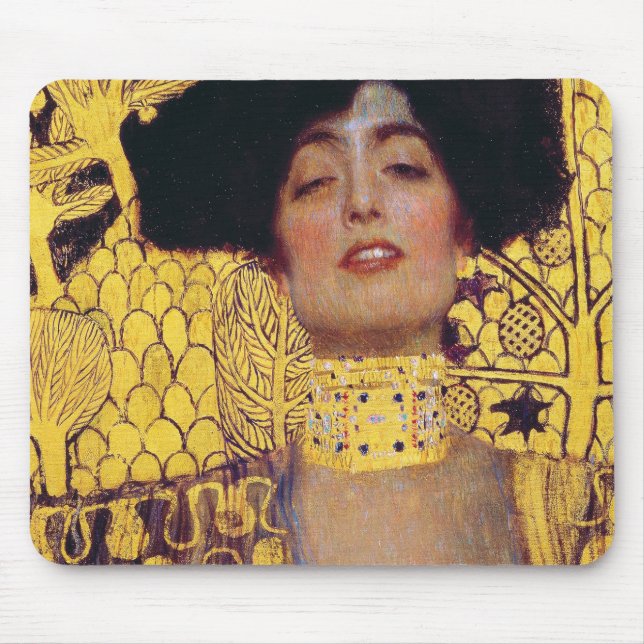 Judith (Lady in Gold), Gustav Klimt Mouse Pad (Front)