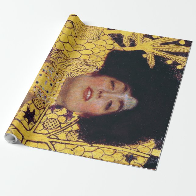 Judith (Lady in Gold), Gustav Klimt Wrapping Paper (Unrolled)