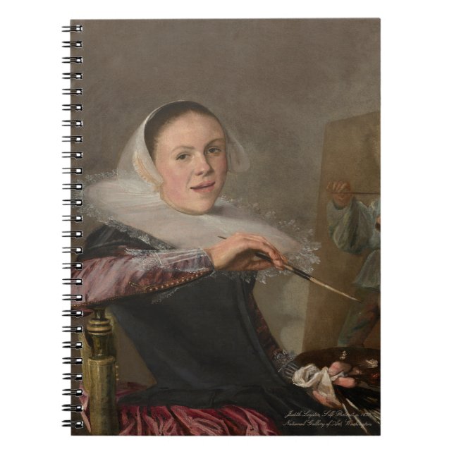 Judith Leyster Self-Portrait Notebook (Front)