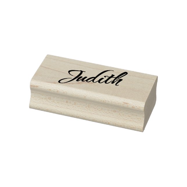 Judith name cursive decorative script font  rubber stamp (Stamp)