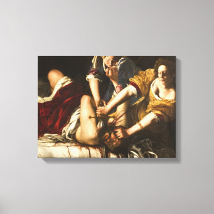 Judith Slaying Holofernes - Artemisia Gentileschi Canvas Print