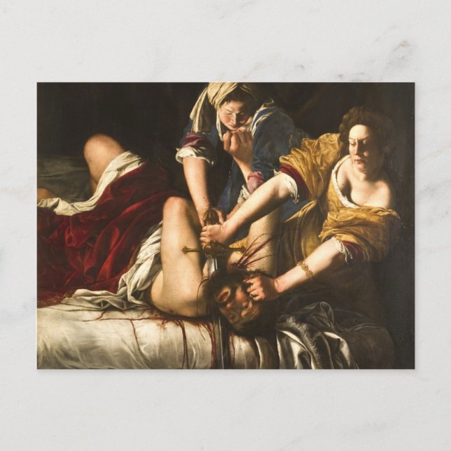 Judith Slaying Holofernes - Artemisia Gentileschi Postcard (Front)
