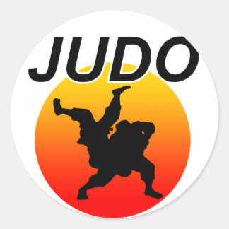 JUDO2 CLASSIC ROUND STICKER