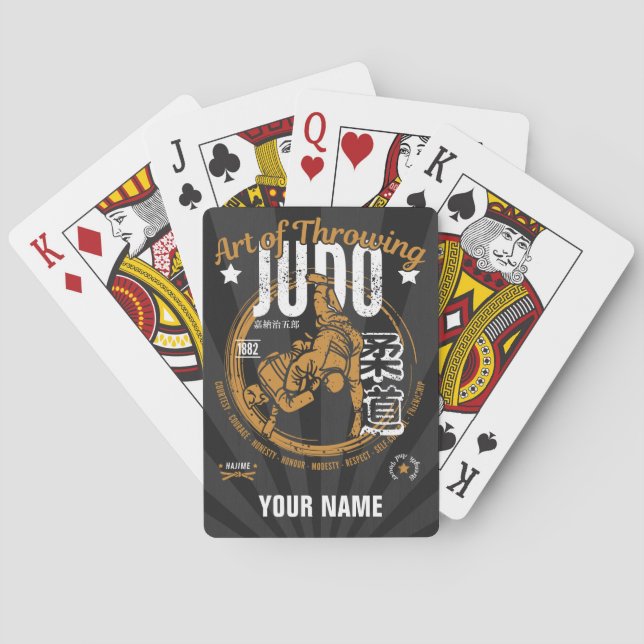 Judo : Art of Throwing Playing Cards (Back)