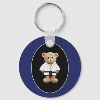 Judo Black Belt Key Ring