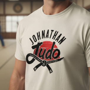 Judo - Black Belt -Rising Sun Tri-Blend Shirt