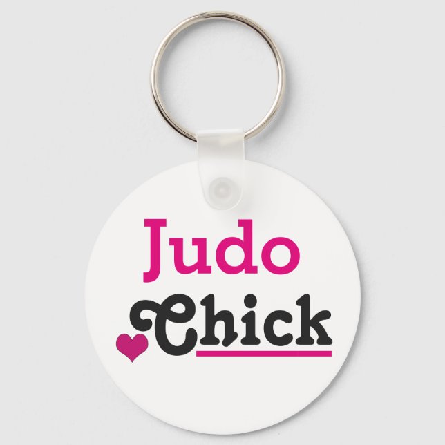 Judo Chick Key Ring (Front)
