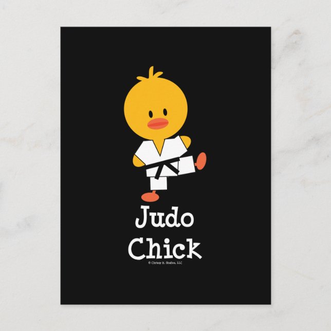 Judo Chick Postcard (Front)