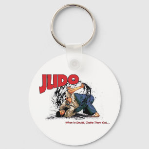Judo Choke Out Key Ring