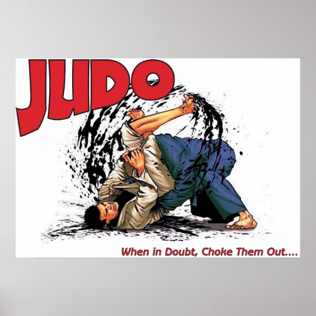 Judo Choke Out Poster (Front)