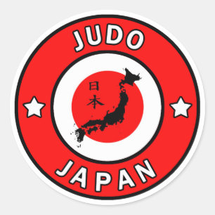 Judo Classic Round Sticker