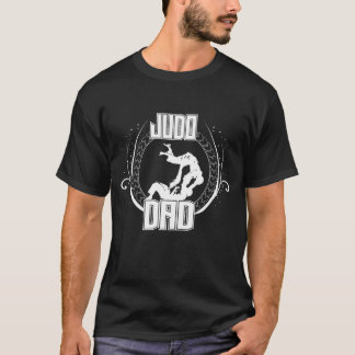 Judo Dad Black Belt Throwing Fight Sport T-Shirt