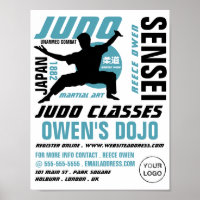 Judo Design, Judo Classes Advertising