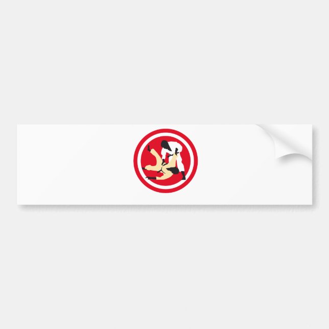 Judo F 3c Bumper Sticker (Front)