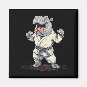 Judo Hippo Nature Kickboxing Taekwondo Martial Magnet
