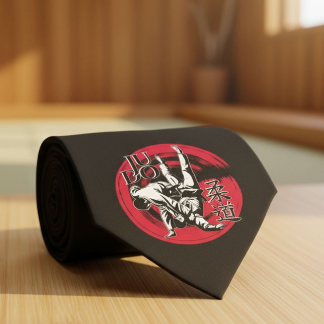 Judo Kanji and Rising Sun Throw  Tie (Creator Uploaded)