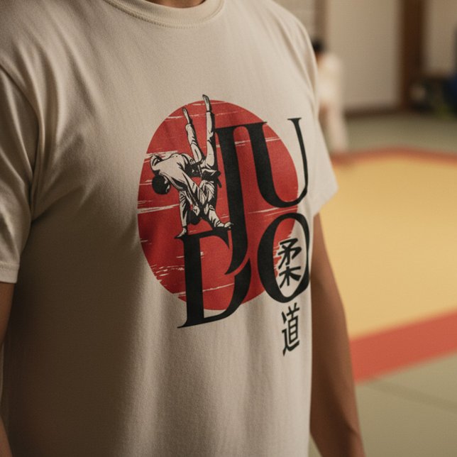 Judo -Kanji, Rising Sun T-Shirt (Creator Uploaded)