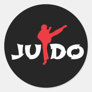 Judo Kicks Martial Arts Kung Fu Japan - Gift Idea Classic Round Sticker