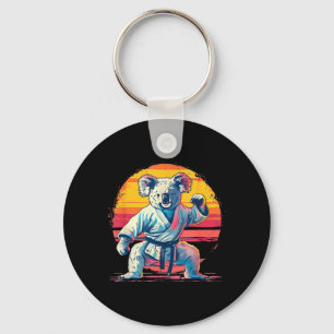 Judo Koala Nature Kickboxing Taekwondo Martial Key Ring