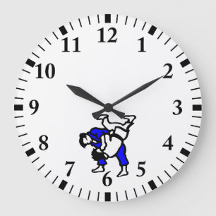 Judo Large Clock