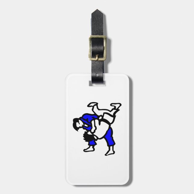 Judo Luggage Tag (Front Vertical)