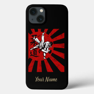 Judo Martial Arts Japanese Vintage Retro Design iPhone 13 Case