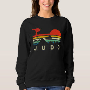 Judo Martial Arts- Judoka Self Defence Fighter Ret Sweatshirt
