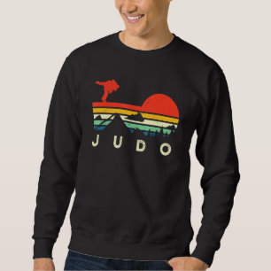 Judo Martial Arts- Judoka Self Defence Fighter Ret Sweatshirt