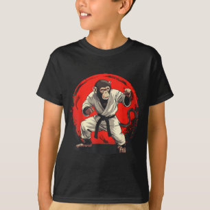 Judo Monkey Jiu-Jitsu Taekwondo Kung Fu Judo T-Shirt