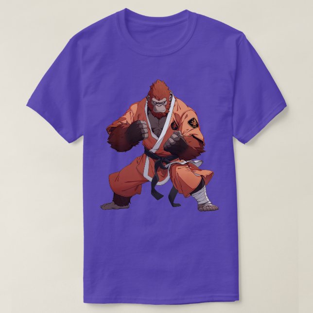 Judo Orangutan T-Shirt (Design Front)