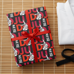 Judo Pattern - Bold and Dynamic Wrapping Paper