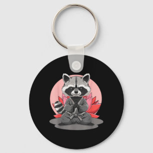 Judo Racoon Nature Kickboxing Taekwondo Martial Key Ring