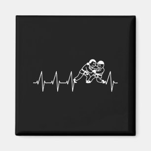 Judoka Taekwondo Karate Aikido Ju-Jutsu Heartbeat Magnet