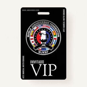 JUDOKICKBOX Badge - Credencial Vip ID Badge