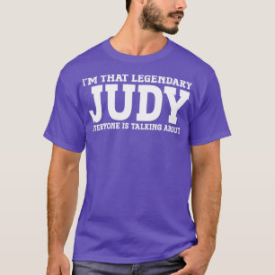 Judy Personal Name Women Girl Funny Judy  T-Shirt