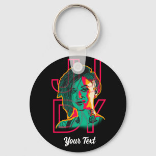 Judy personalised key ring