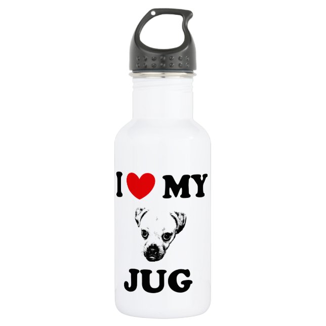 jug dog 532 ml water bottle (Front)