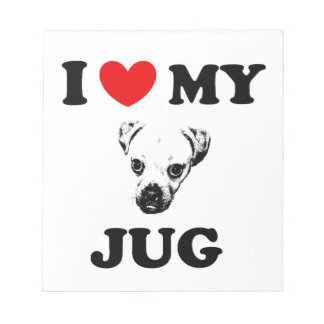 jug dog notepad