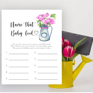 Jug of flowers - Name that baby food game