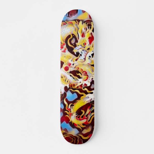 Juggalo Graffiti Dragon Element Custom Pro Board Skateboard (Front)