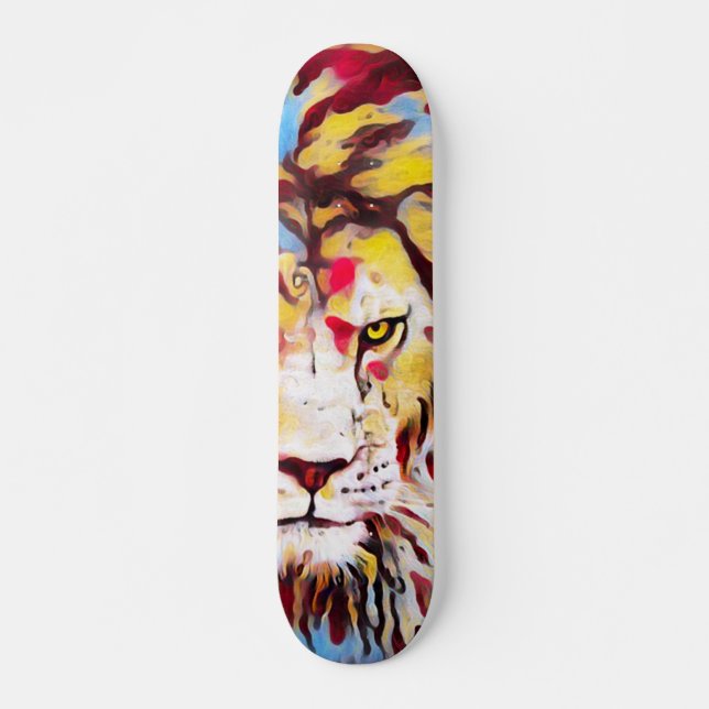 Juggalo Graffiti Lion Element Pro Park Board Skateboard (Front)