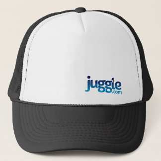 Juggle Blue Skulls Logo Trucker Hat