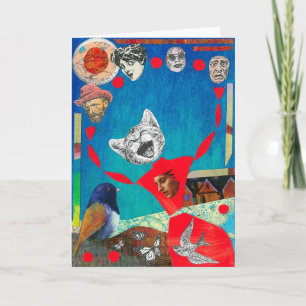 Juggling Cat Greeting Card