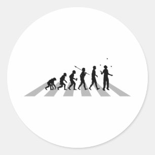 Juggling Classic Round Sticker