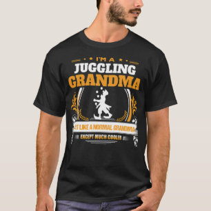 Juggling Grandma Gift horseshoe riding T-Shirt