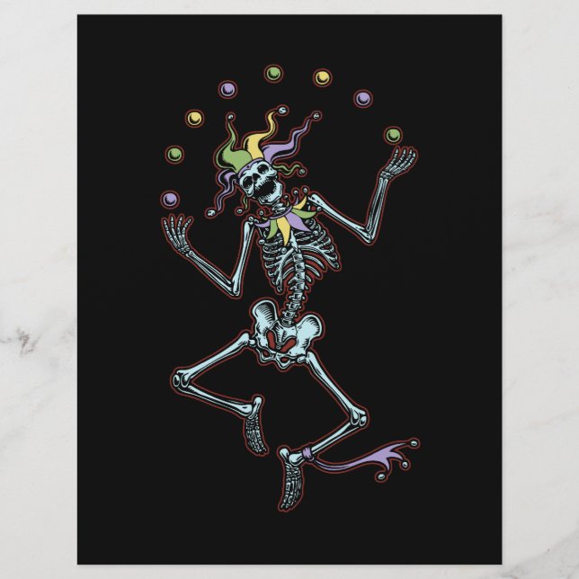Juggling Jester Skeleton (Front)