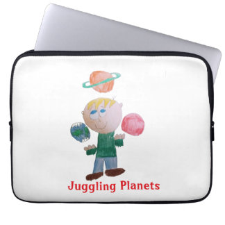 Juggling Planets Laptop Case